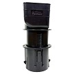 2x3x4 Patented Adjustable Downspout Adapter - Black  - Extended Height 